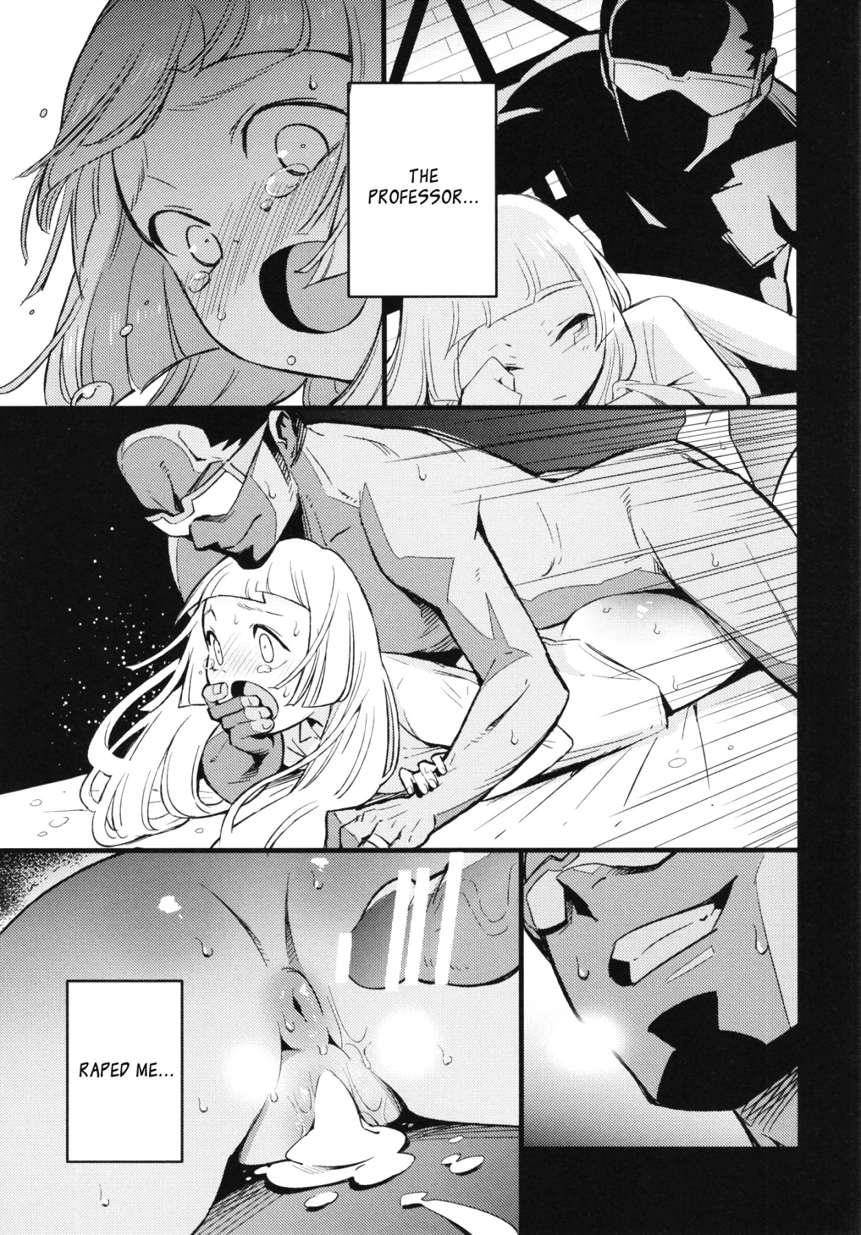 Hentai Manga Comic-The Professor's Assistant At Night-Read-6